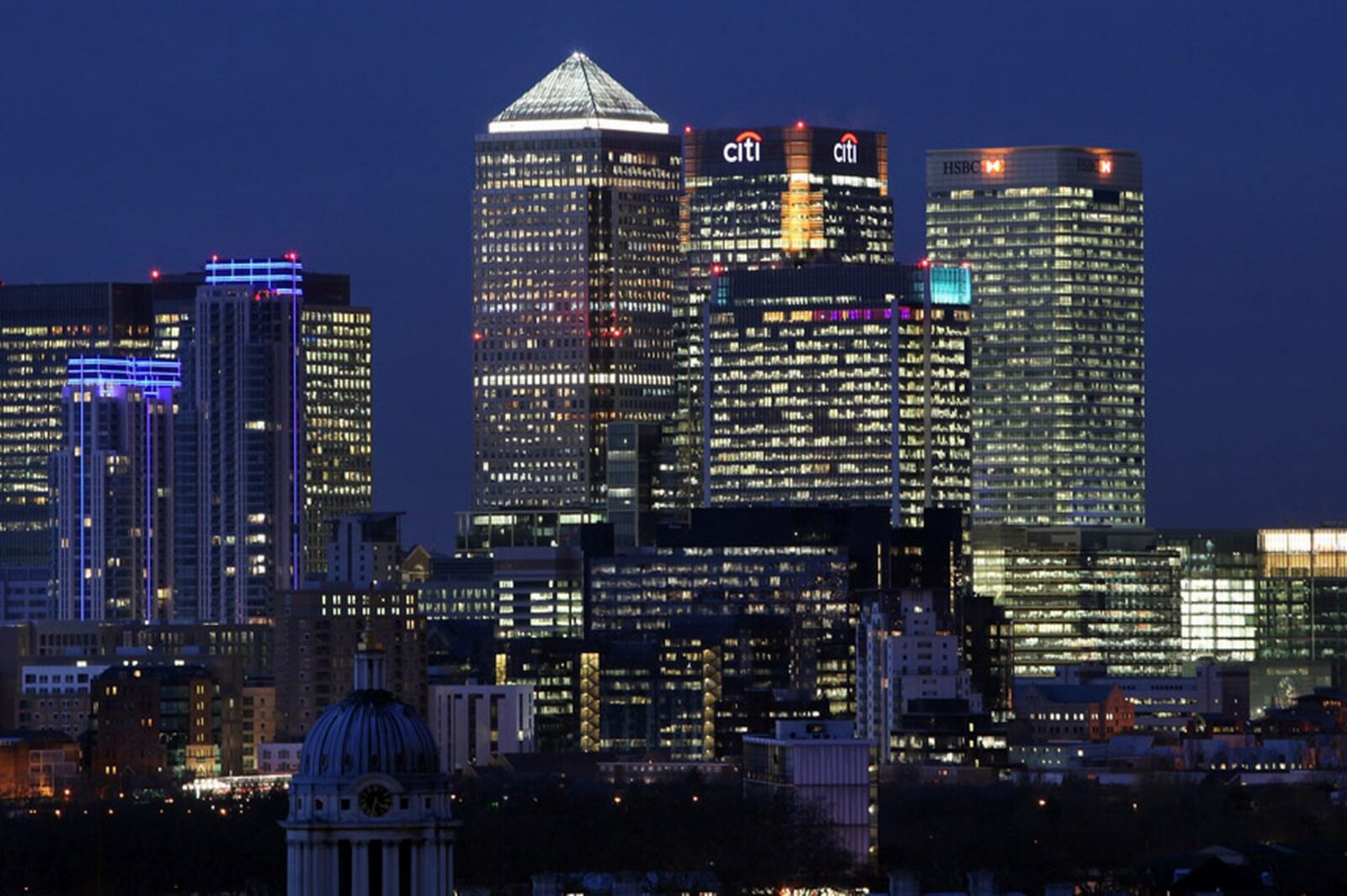 Canary Wharf Skyscrapers